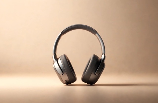 Product photo in warm studio light